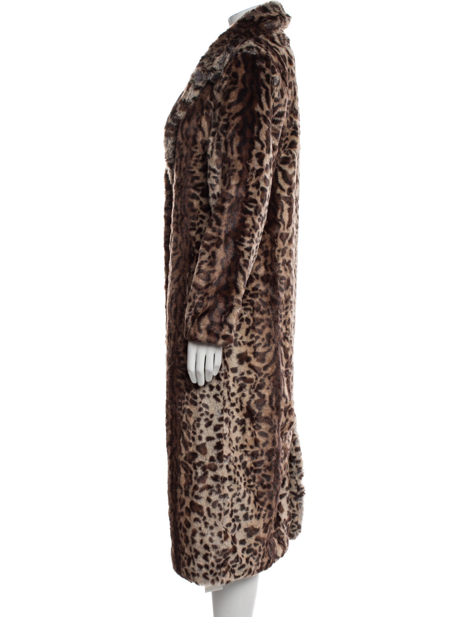 Unreal Fur Faux Fur Animal Print Faux Fur Coat