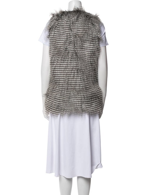 Unreal Fur Striped Vest