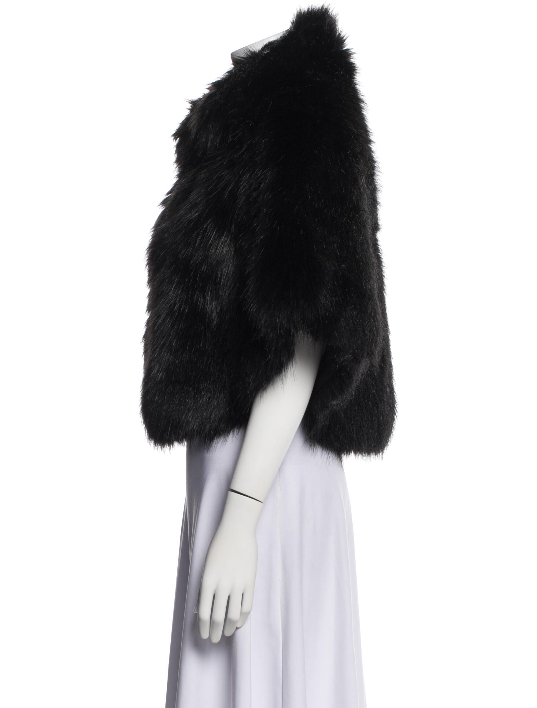 Unreal Fur Faux Fur Shawl