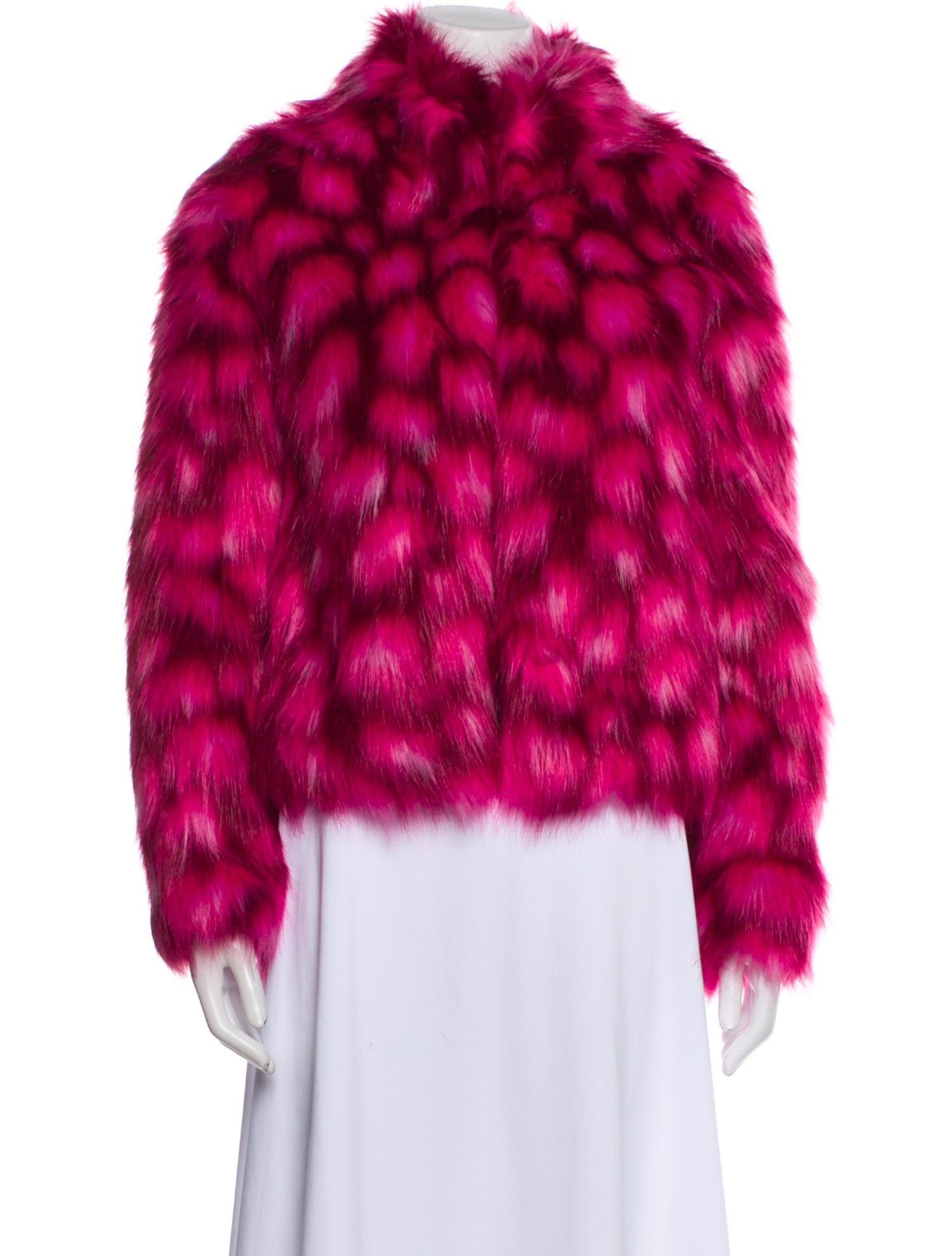 Unreal Fur Faux Fur Printed Faux Fur Jacket w/ Tags