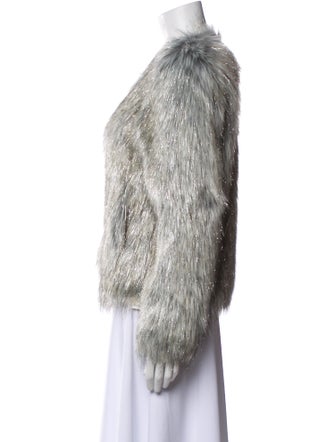 Unreal Fur Printed Faux Fur Coat