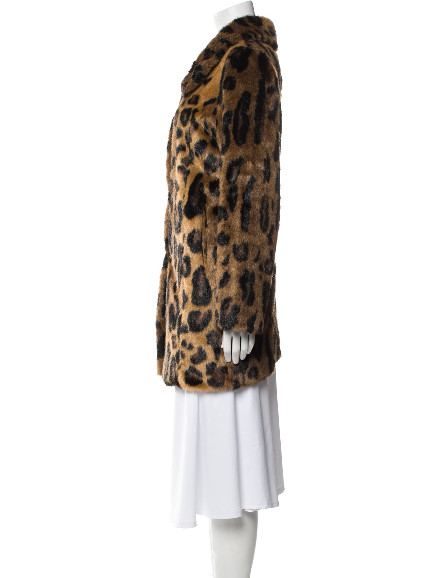 Unreal Fur Faux Fur Animal Print Faux Fur Coat