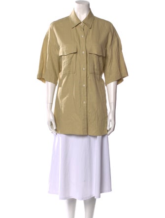 Unique Linen Short Sleeve Tunic