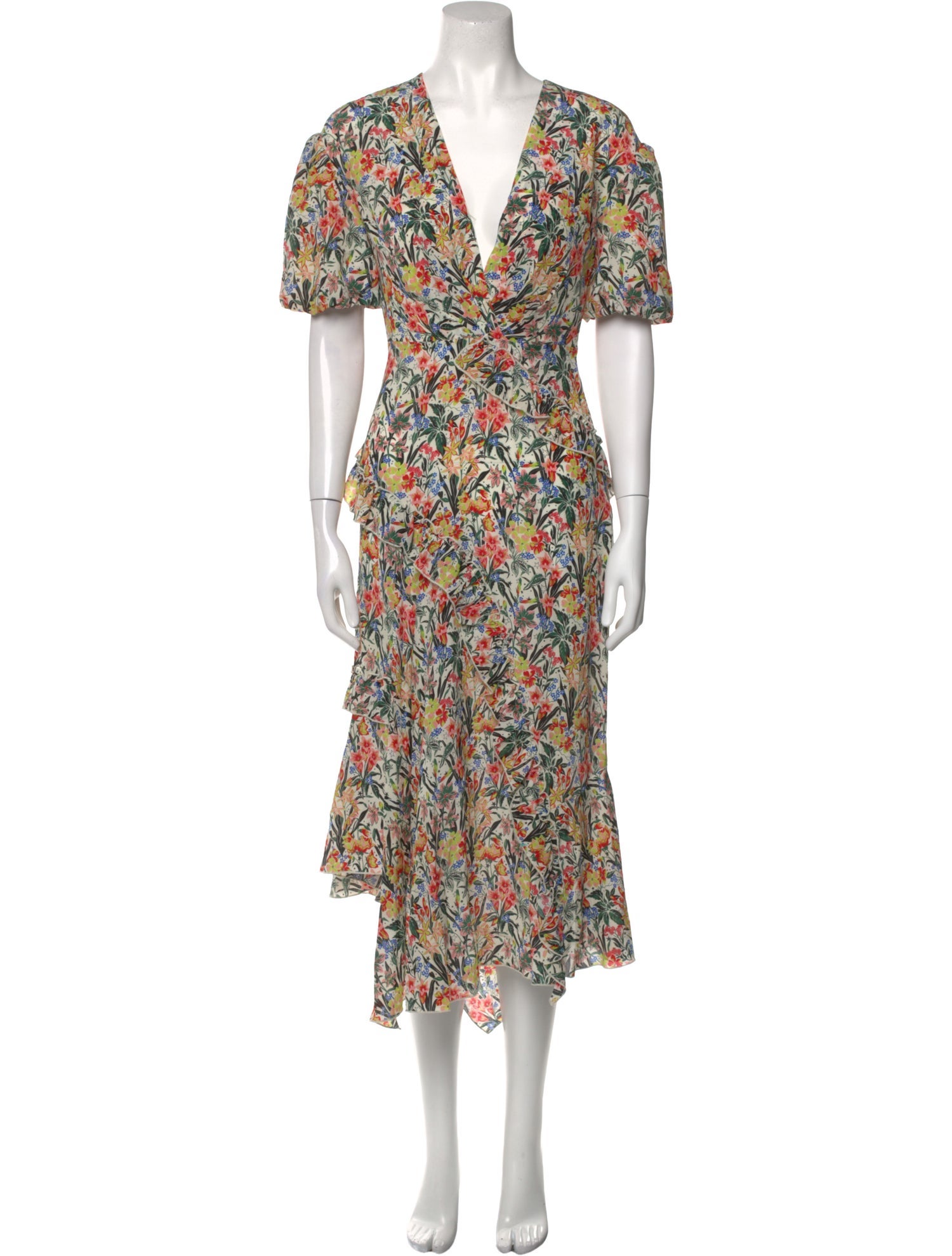 Unique Silk Long Dress