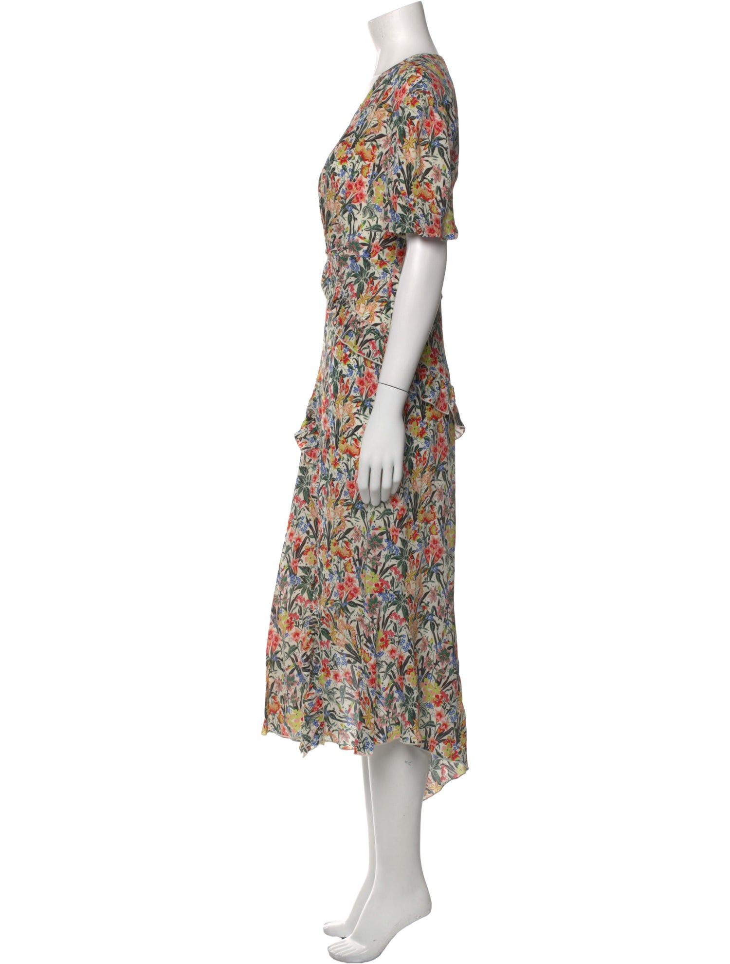 Unique Silk Long Dress