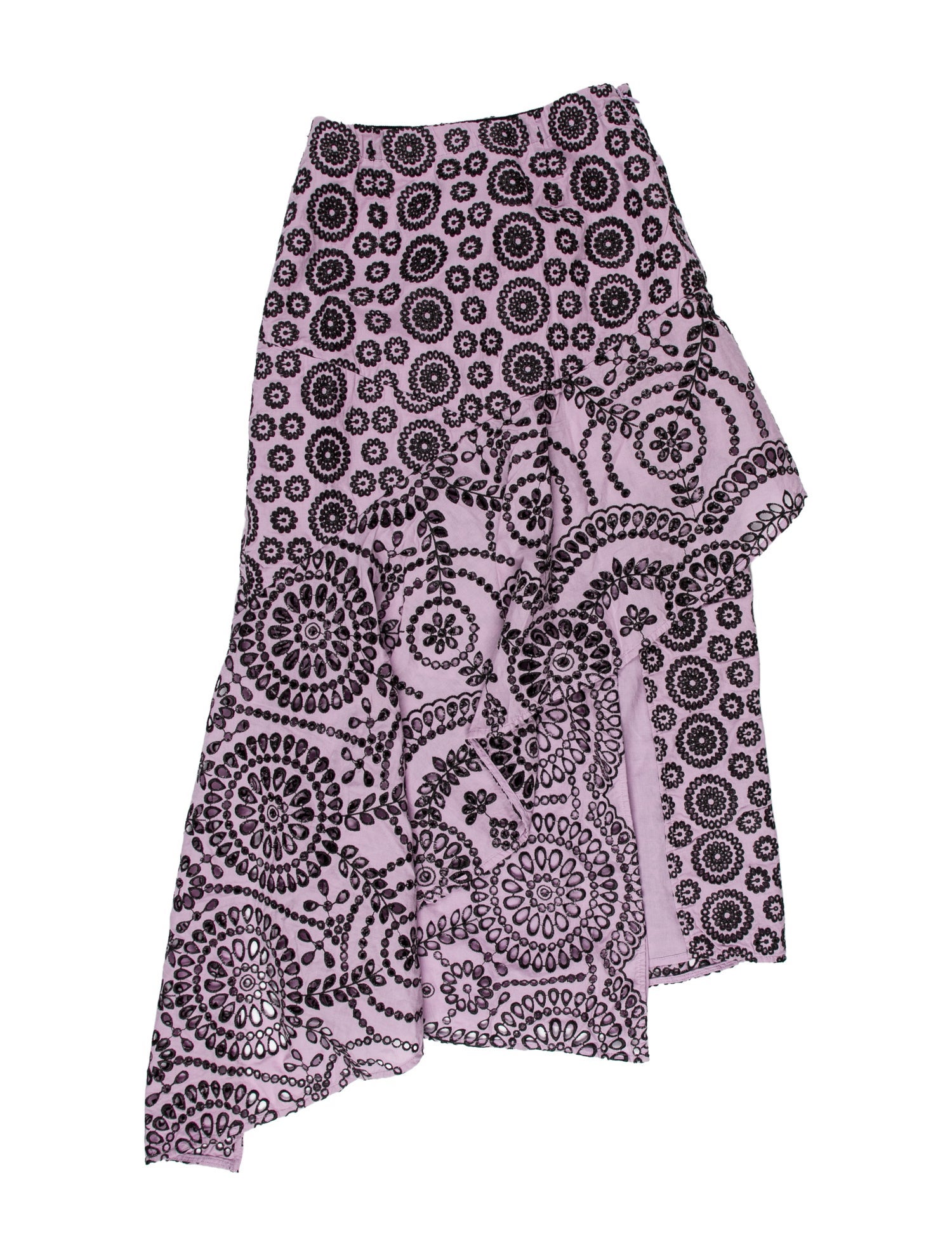 Unique Printed Midi Length Skirt