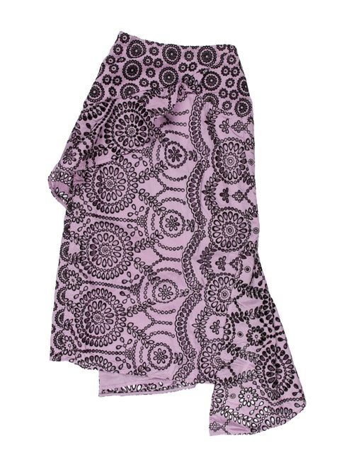 Unique Printed Midi Length Skirt