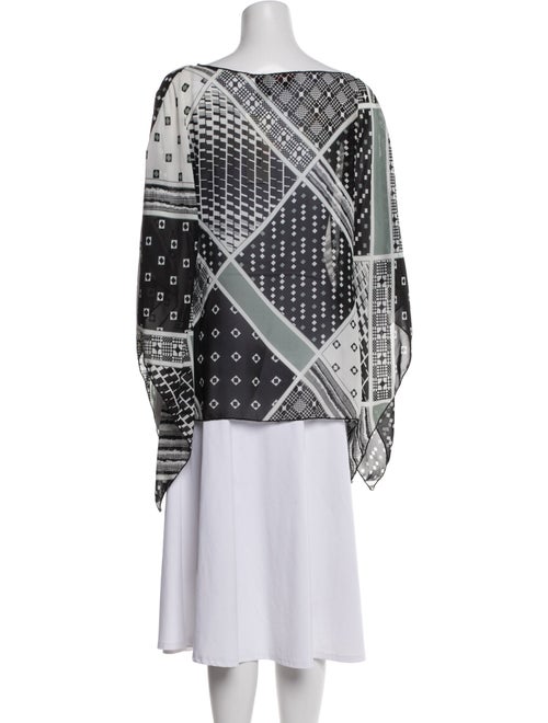 Unique Printed Scoop Neck Tunic