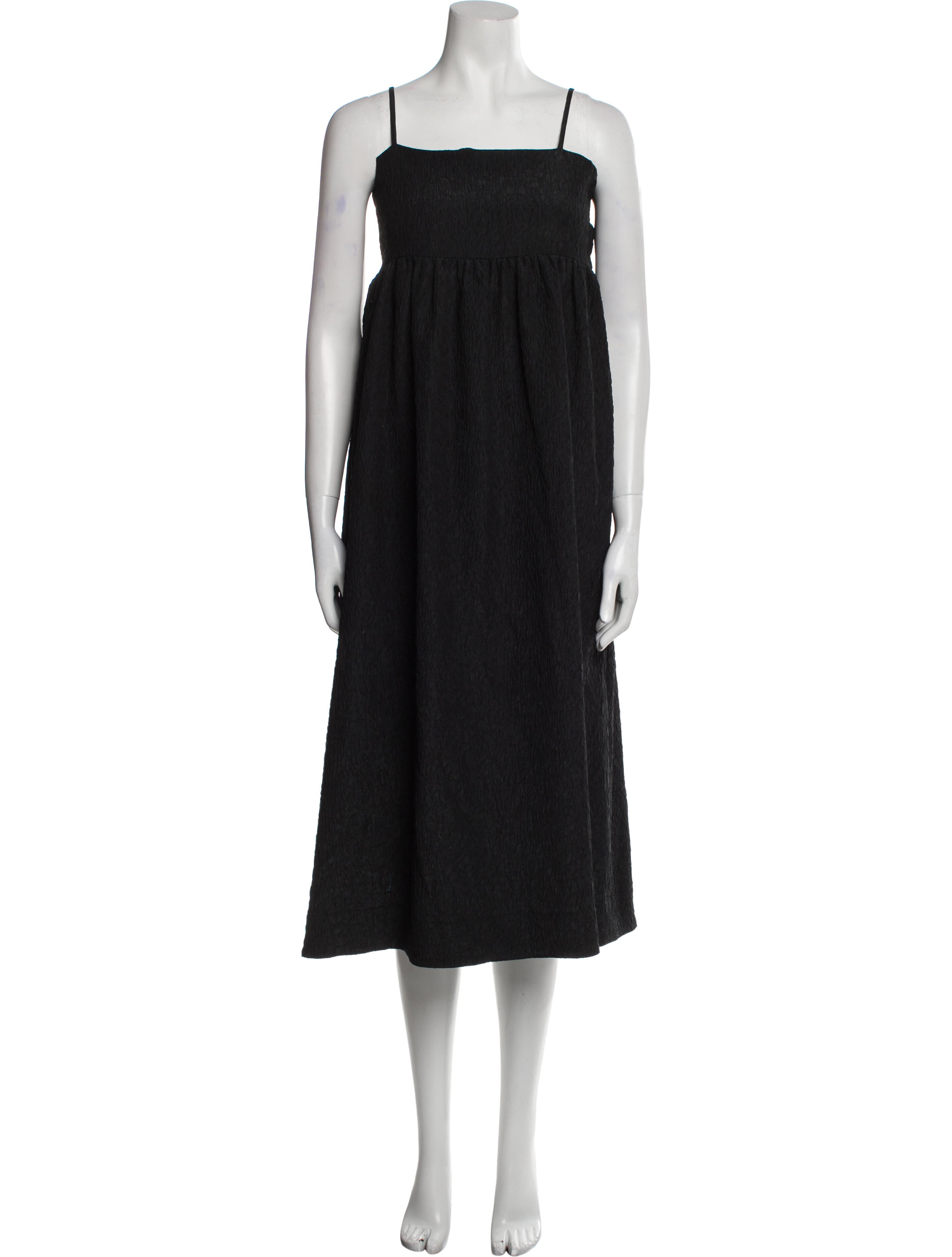 United Arrows Square Neckline Midi Length Dress