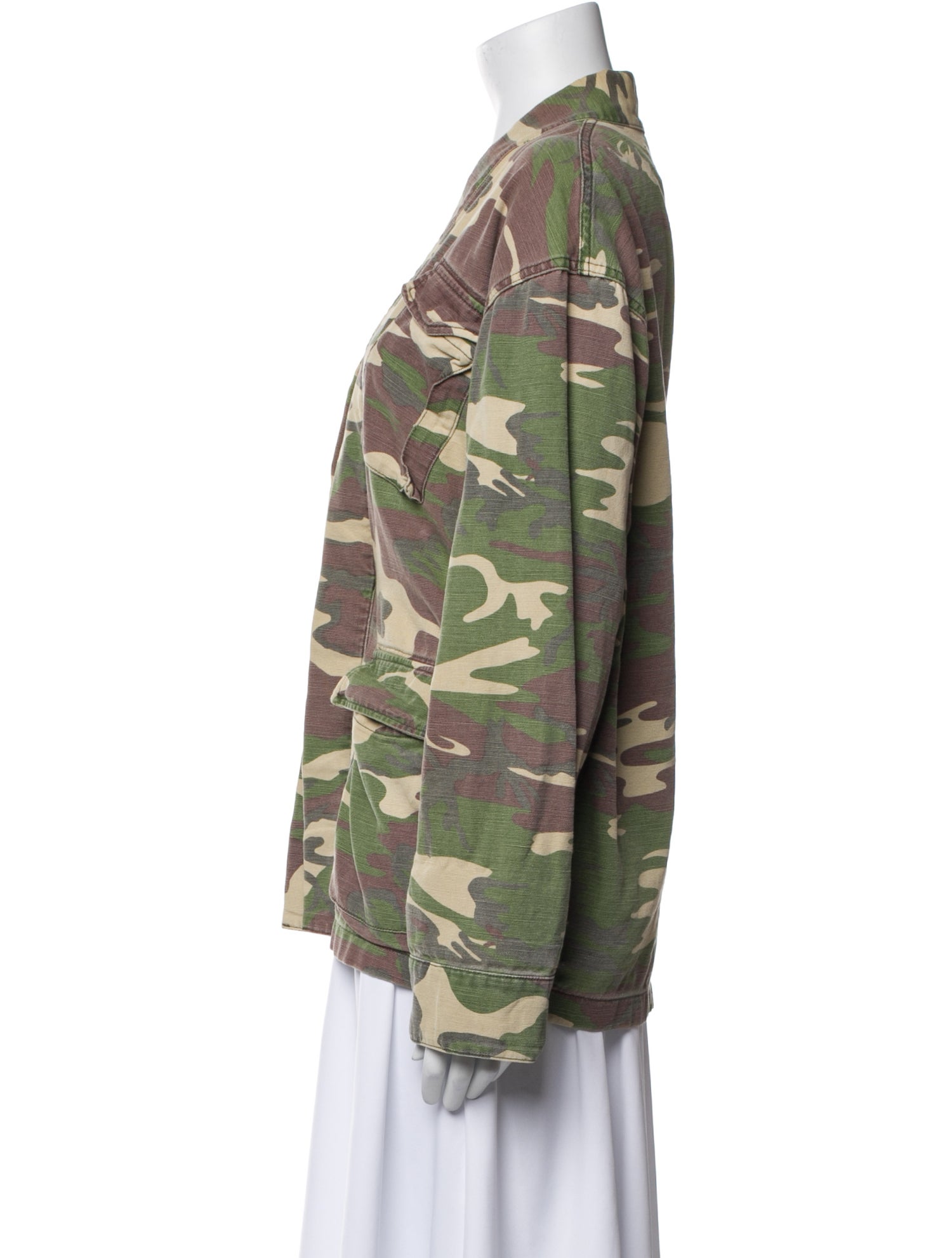 United Arrows Camouflage Print Blazer