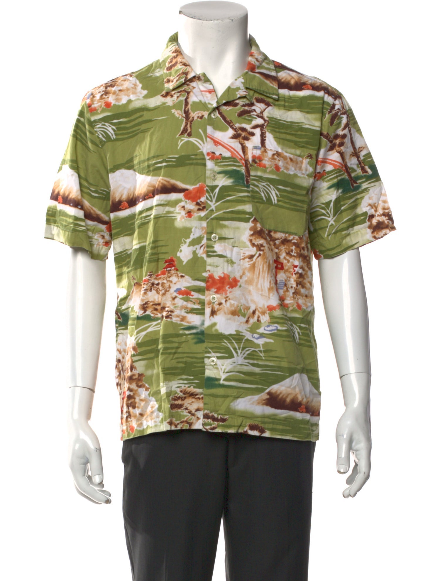 Universal Works Printed Short Sleeve Shirt