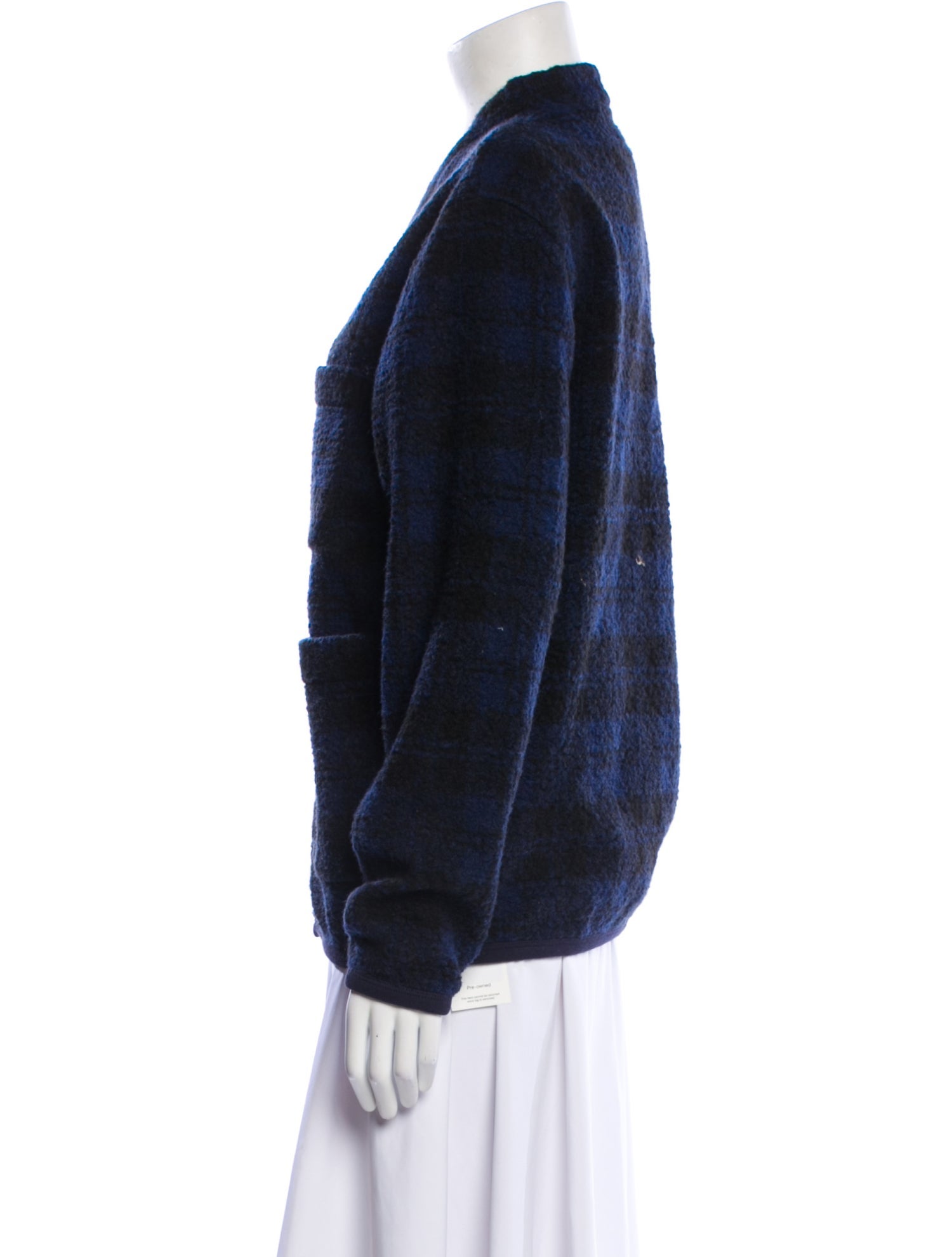 Universal Works Wool Plaid Print Denim Jacket