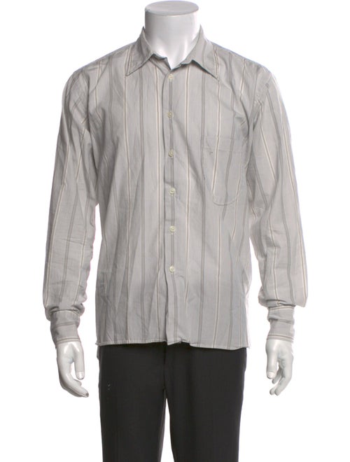 Universal Works Striped Long Sleeve Dress Shirt