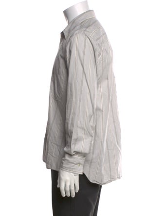 Universal Works Striped Long Sleeve Dress Shirt