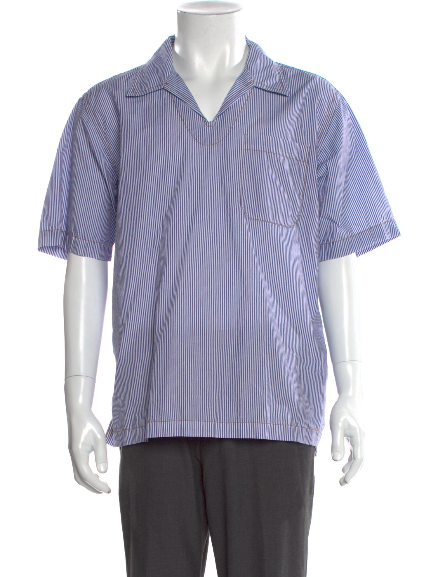 Universal Works Striped Short Sleeve Shirt