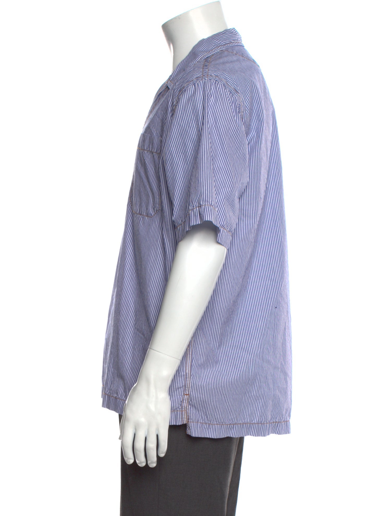 Universal Works Striped Short Sleeve Shirt