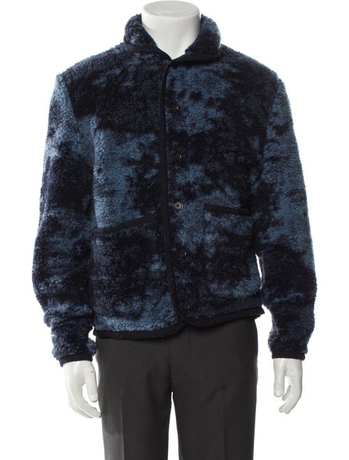 Universal Works Printed Turtleneck Cardigan