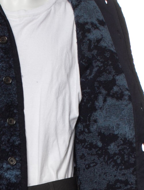 Universal Works Printed Turtleneck Cardigan