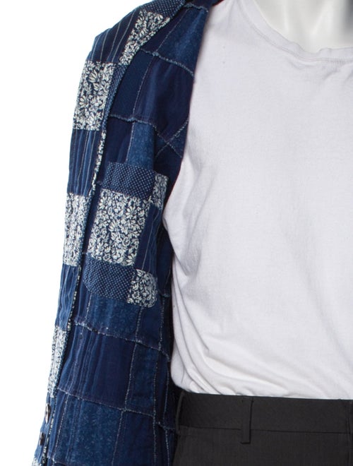 Universal Works Plaid Print Denim Jacket