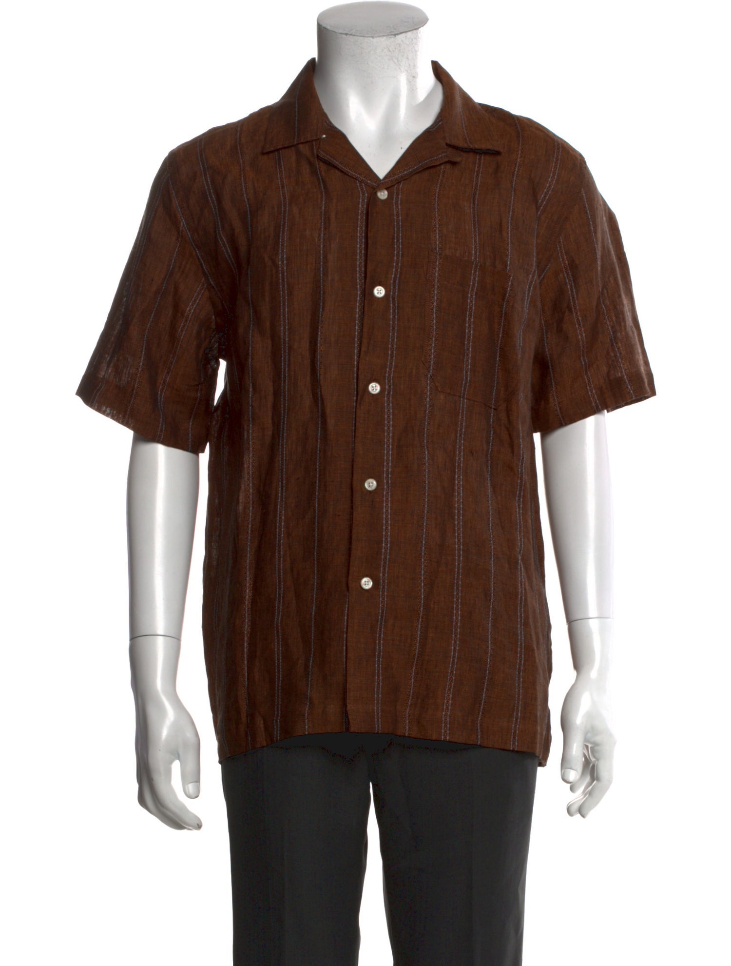 Universal Works Linen Short Sleeve Shirt