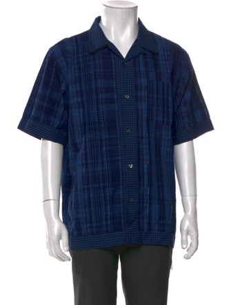 Universal Works Plaid Print Short Sleeve Shirt