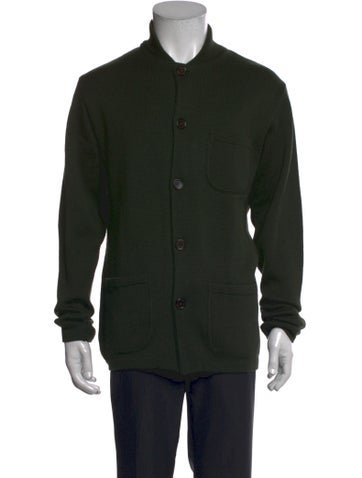 Universal Works Sweaters Mock Neck Long Sleeve Cardigan L