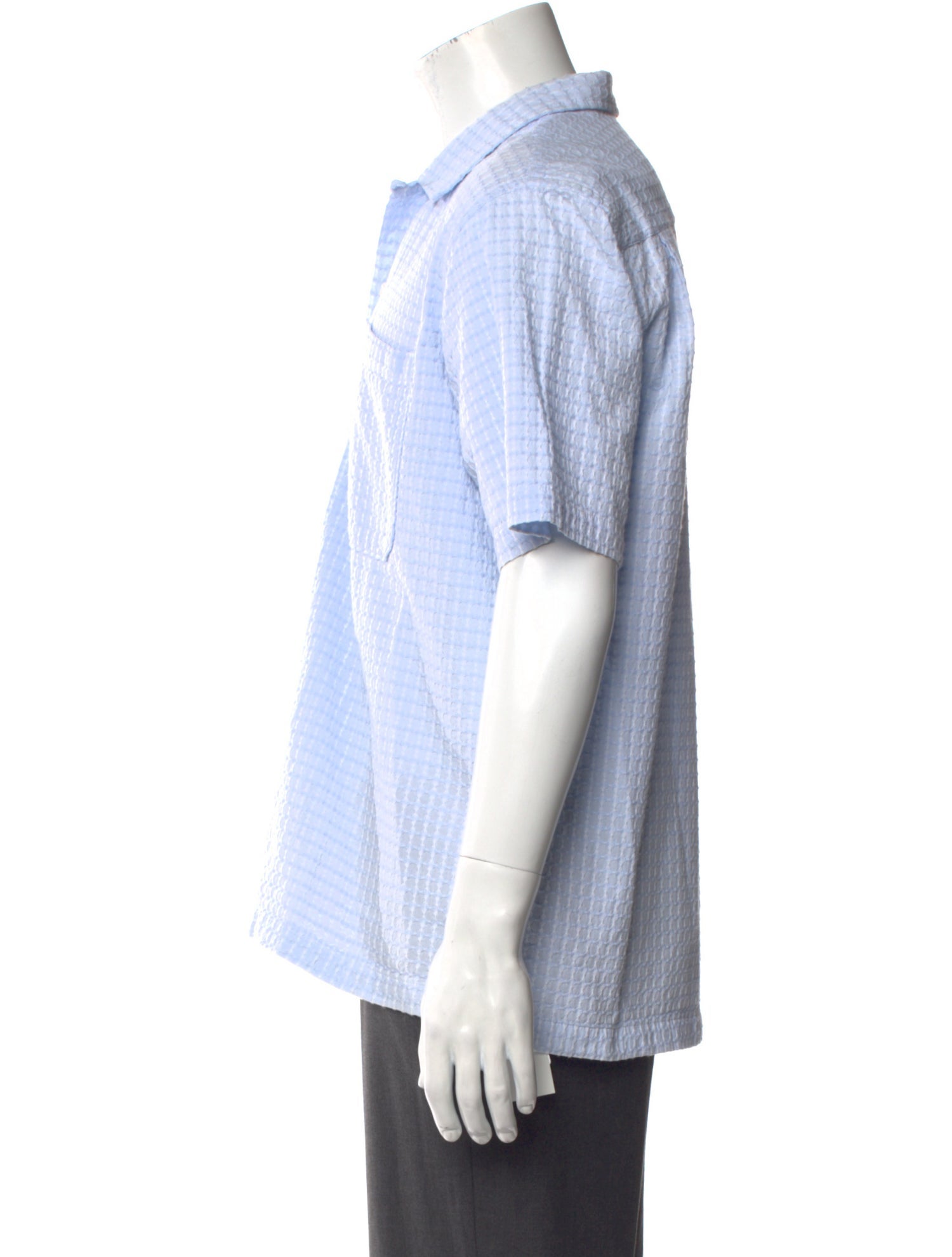 Universal Works Plaid Print Short Sleeve Shirt