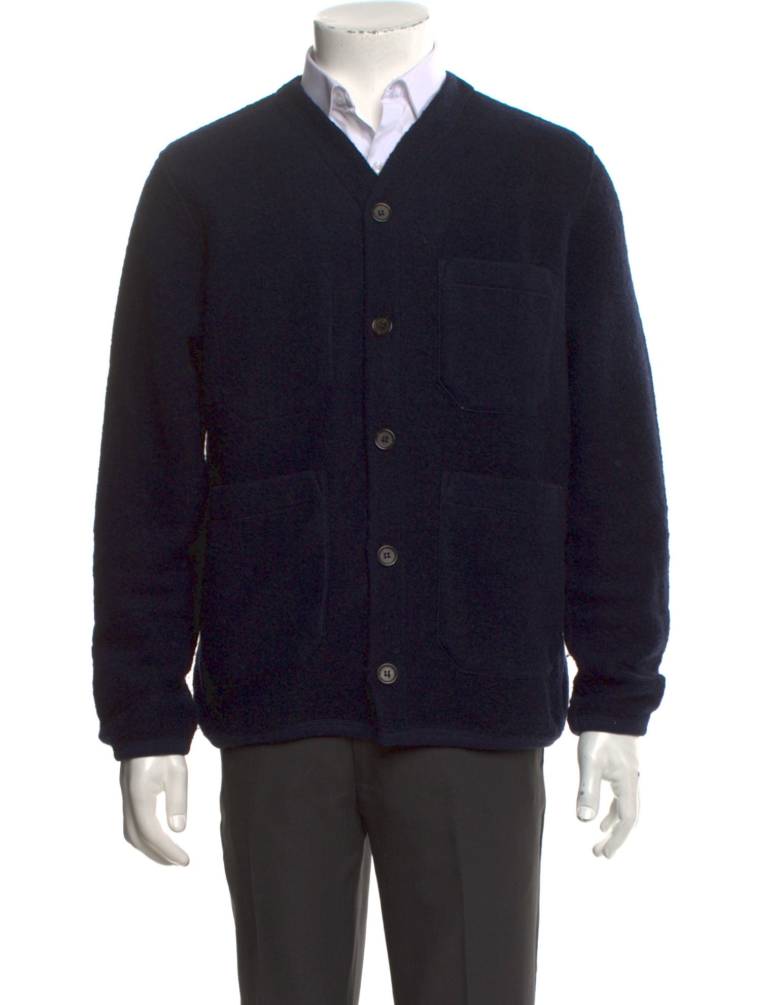 Universal Works Wool V-Neck Cardigan