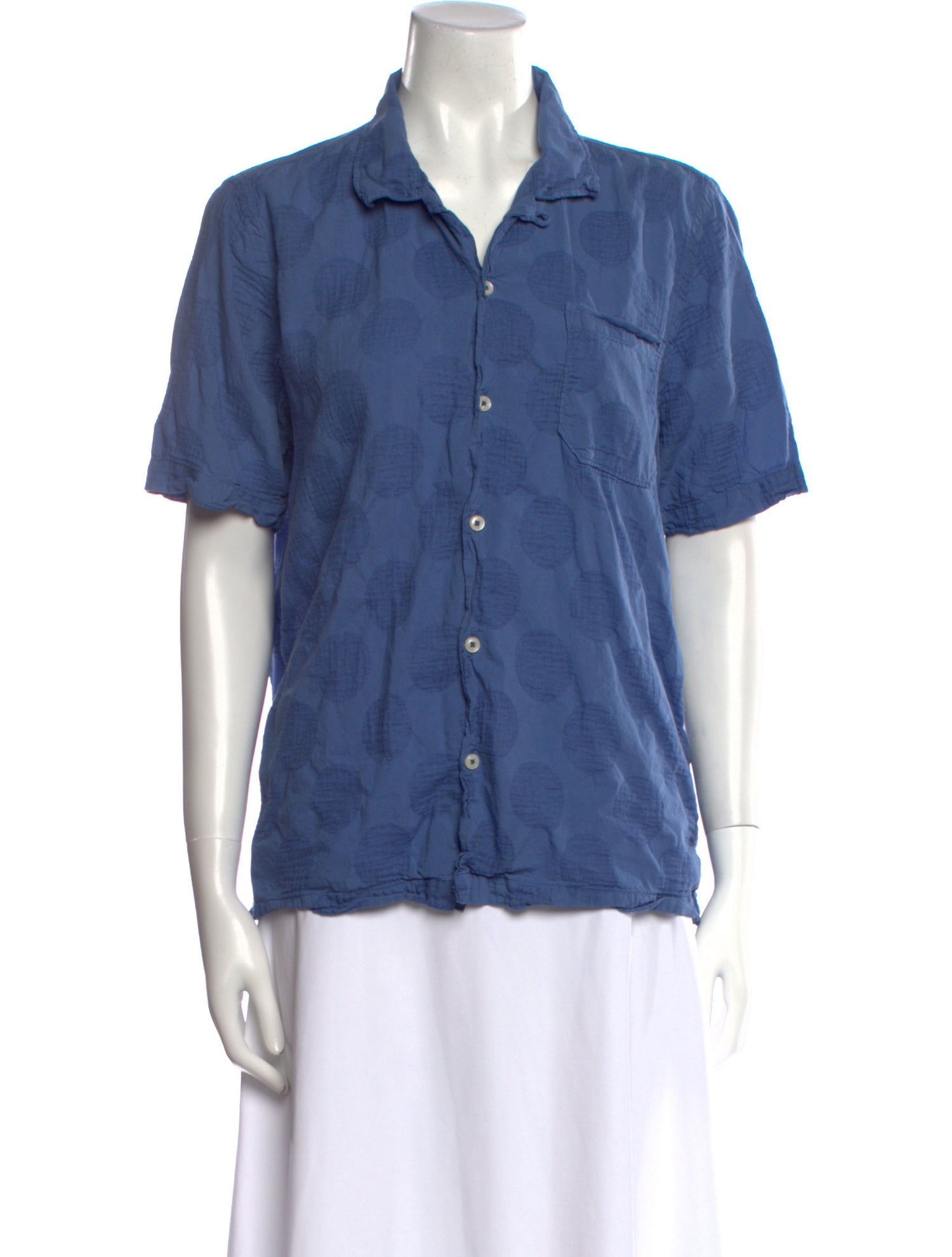 Universal Works Short Sleeve Button-Up Top