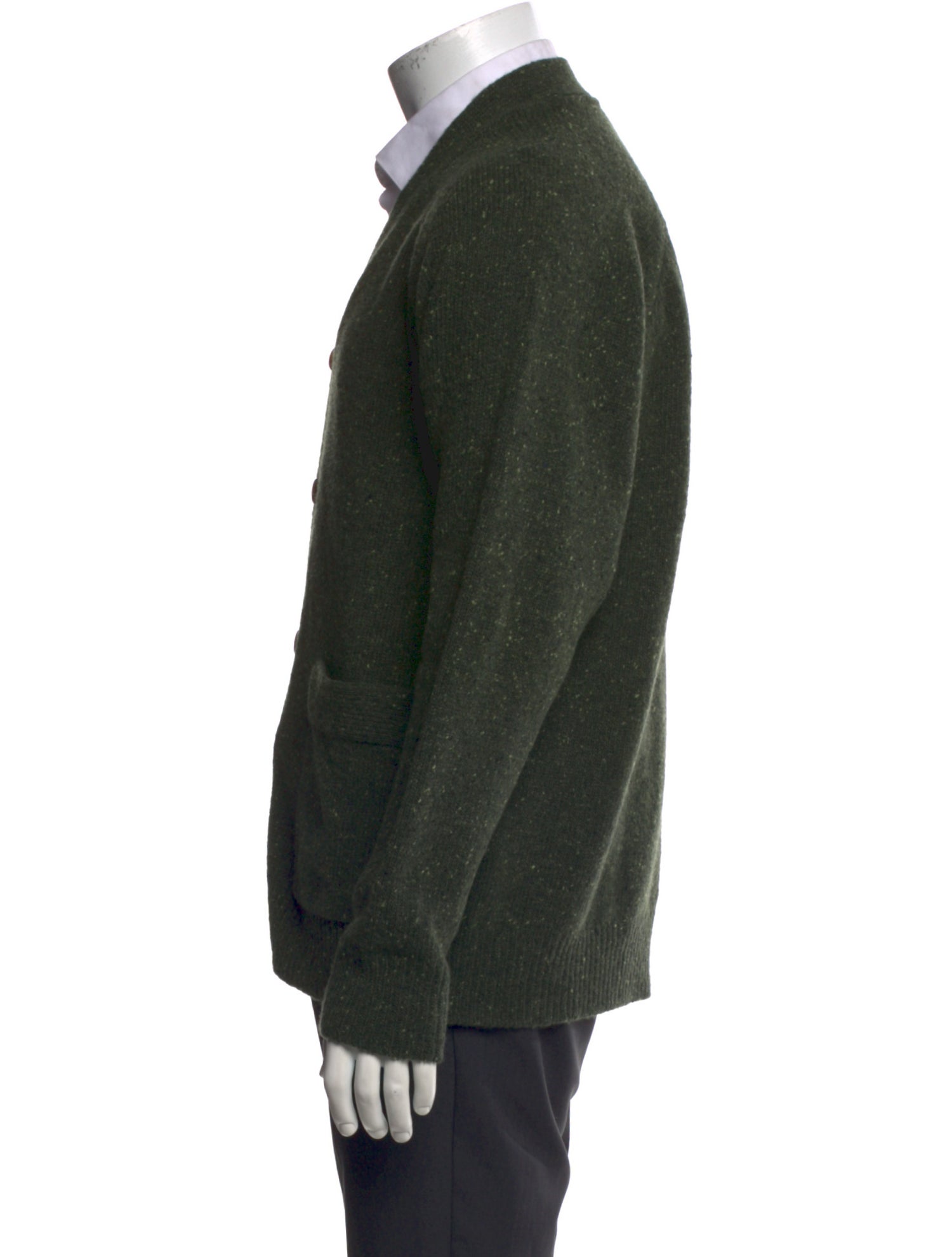 Universal Works Wool V-Neck Cardigan