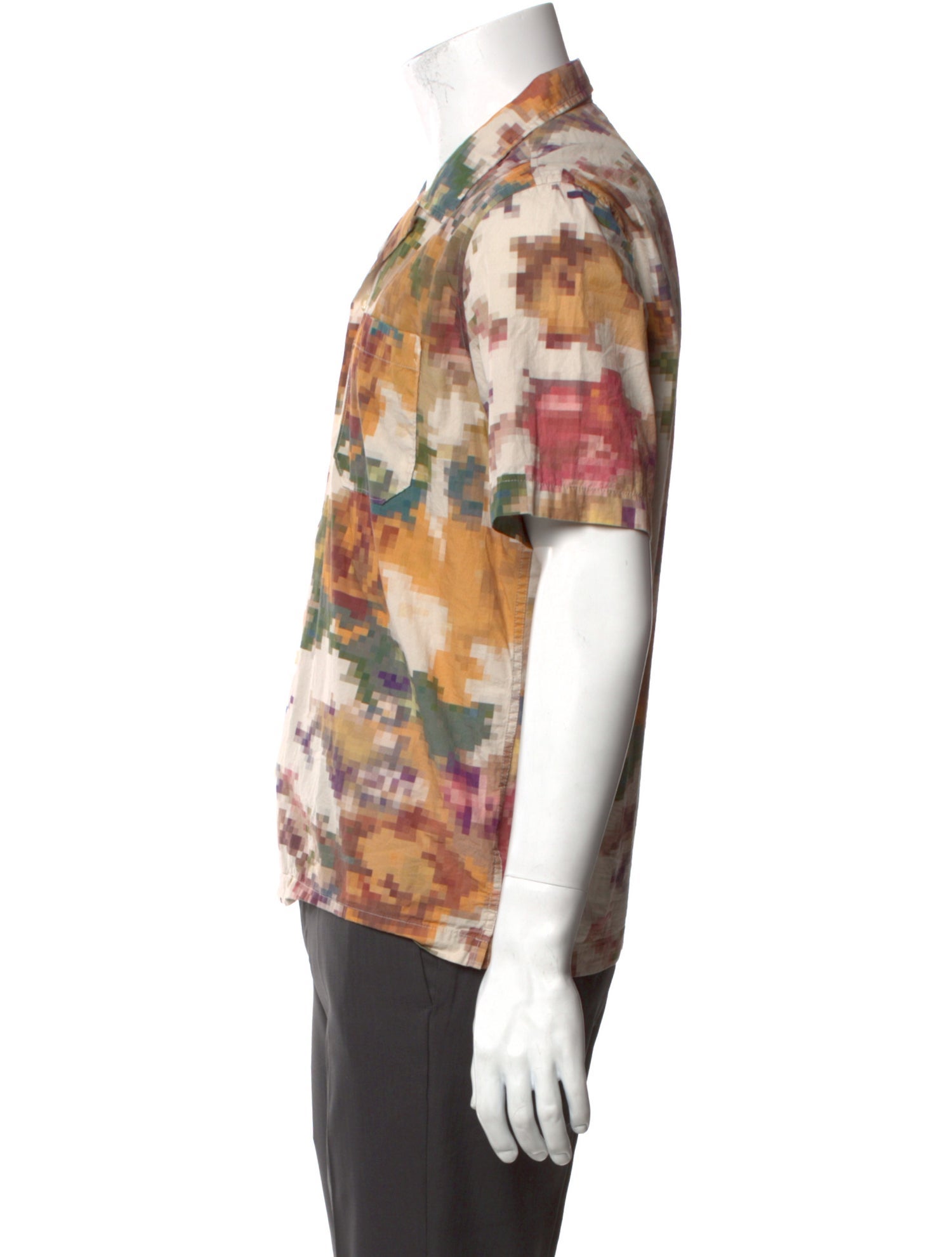 Universal Works Floral Print Short Sleeve Shirt