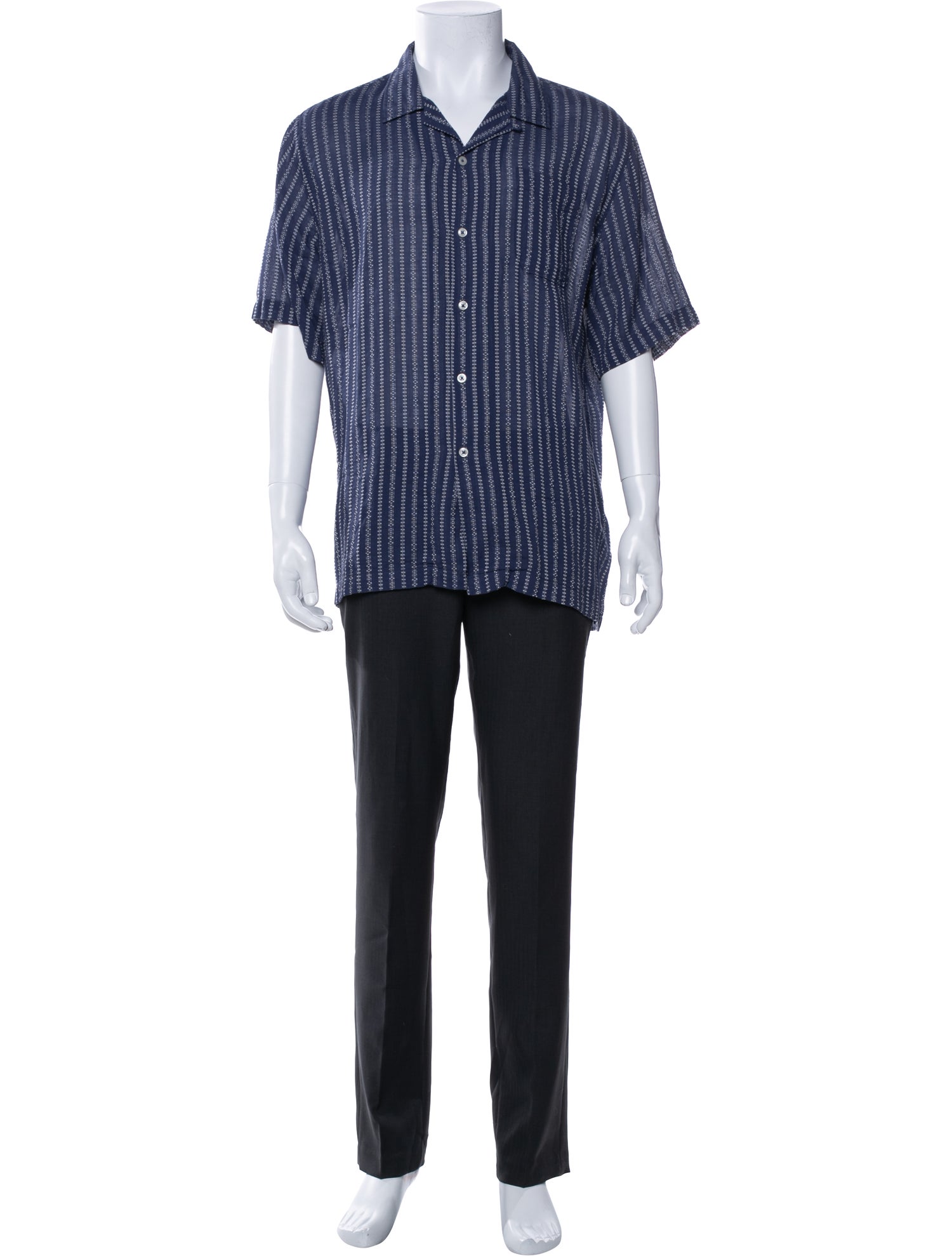 Universal Works Striped Short Sleeve Shirt