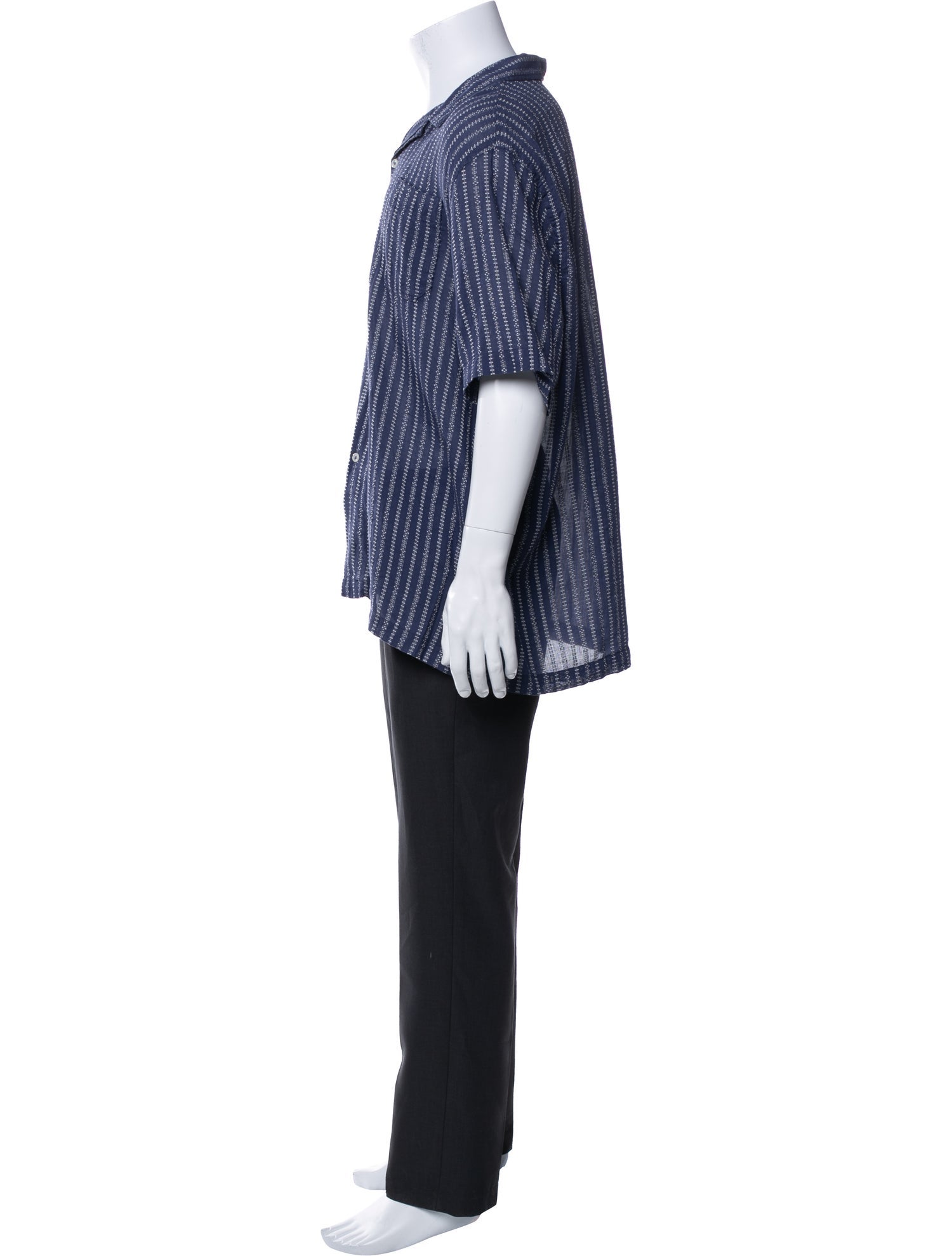 Universal Works Striped Short Sleeve Shirt