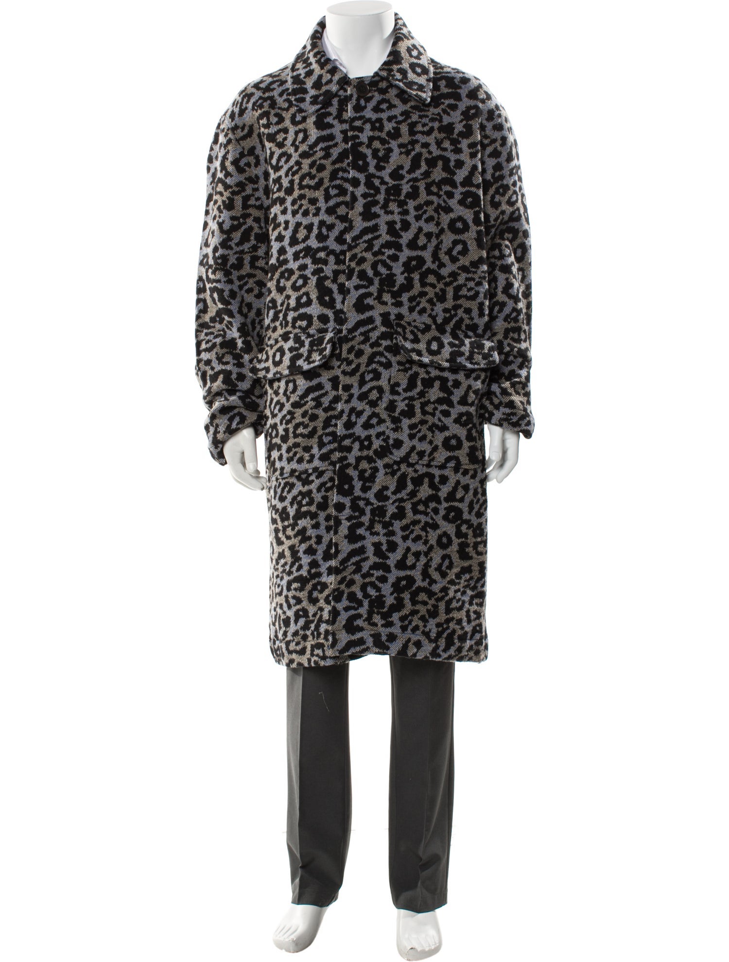 Universal Works Animal Print Trench Coat