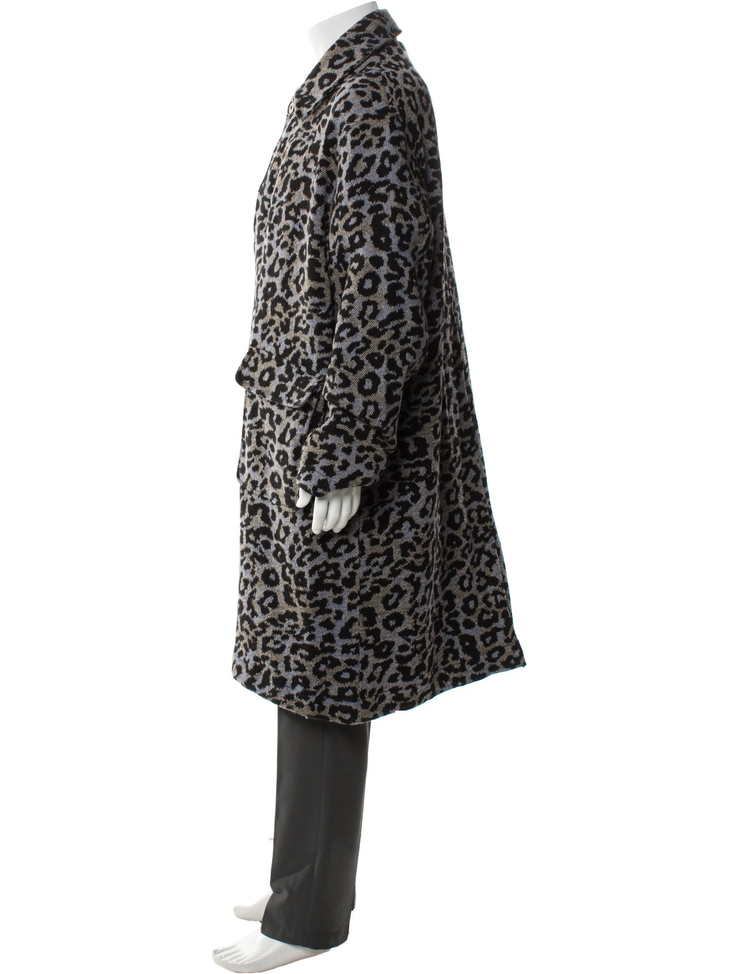 Universal Works Animal Print Trench Coat
