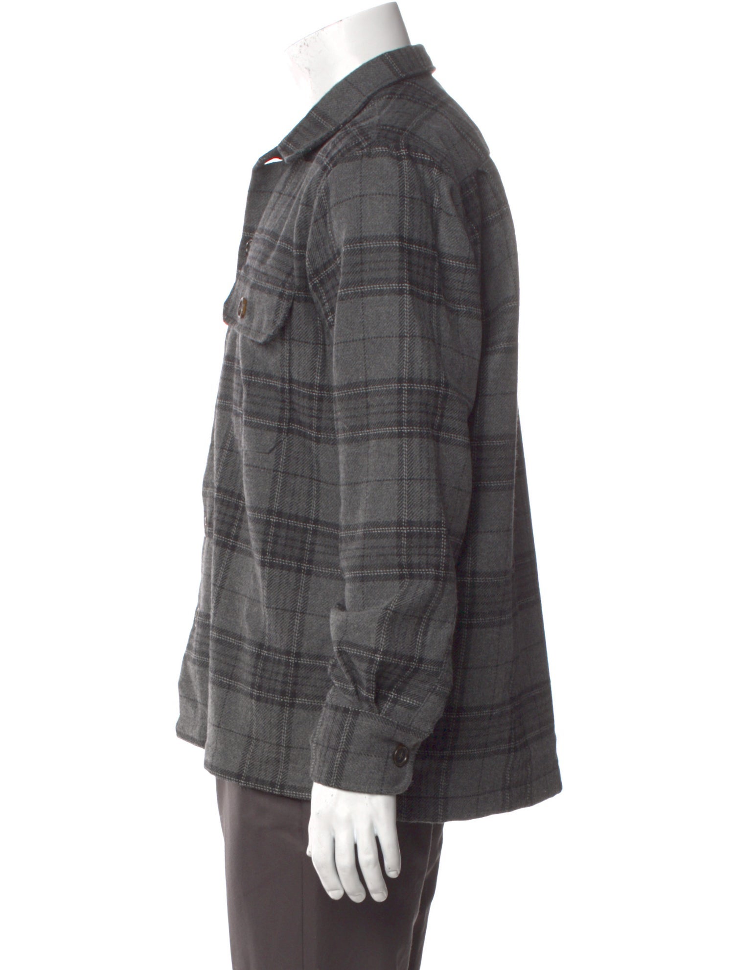 Universal Works Wool Plaid Print Shirt