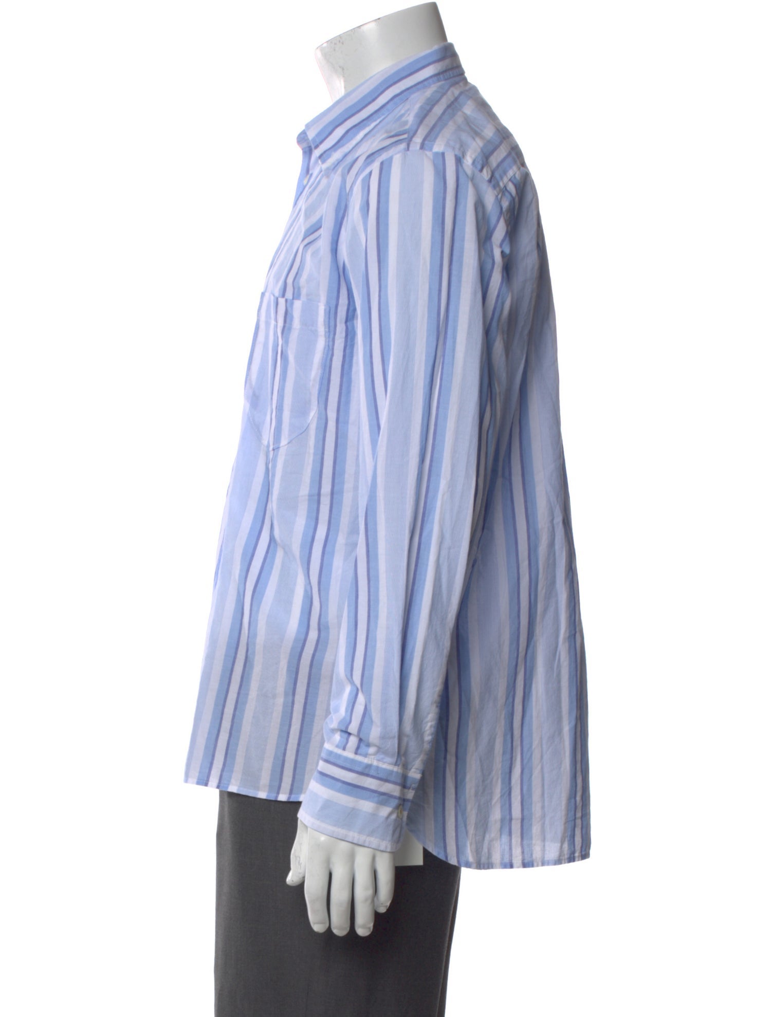 Universal Works Striped Long Sleeve Shirt