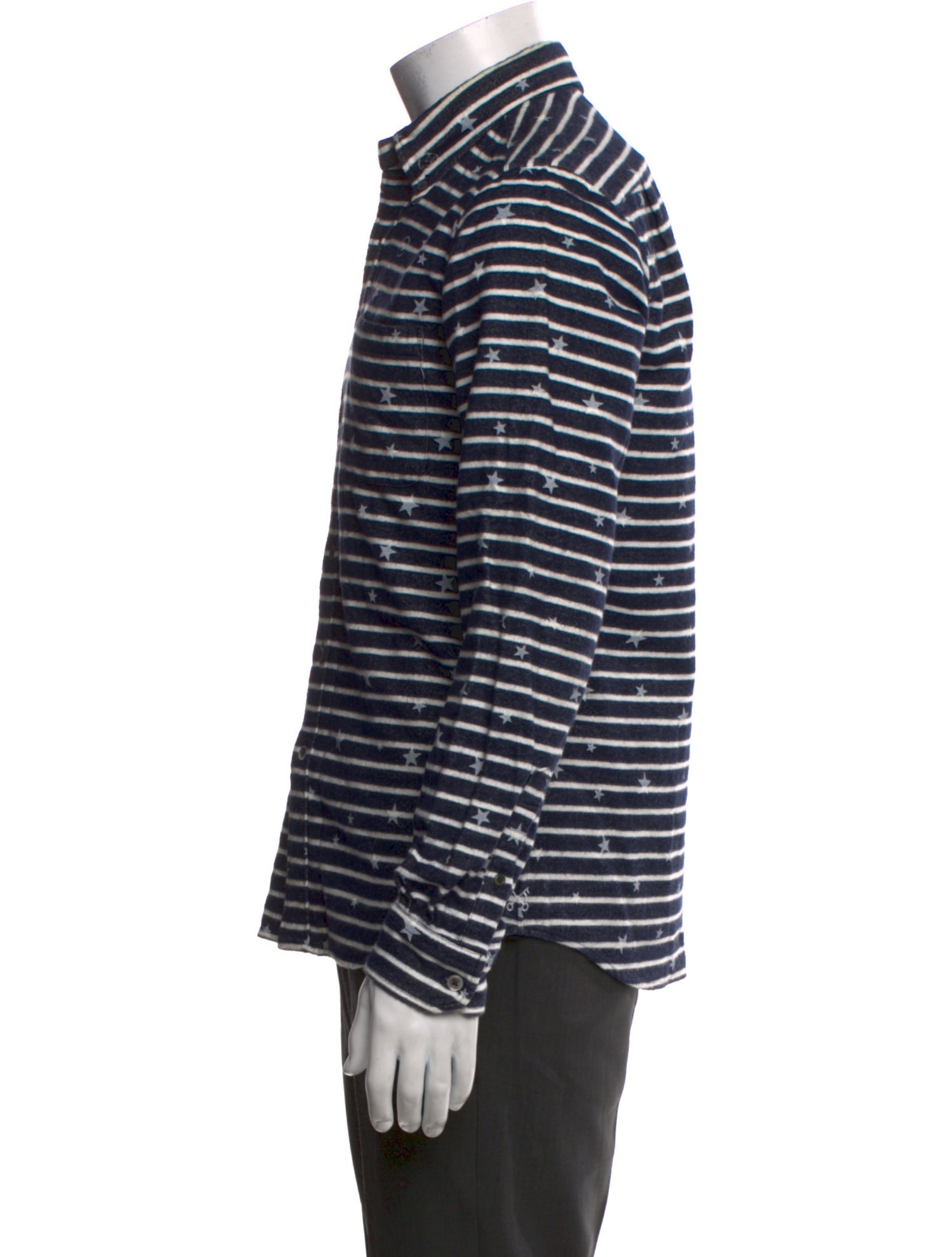 Uniform Experiment Striped Long Sleeve Shirt