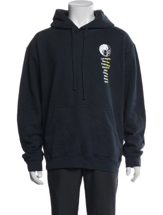 Union Los Angeles Graphic Print Crew Neck Hoodie