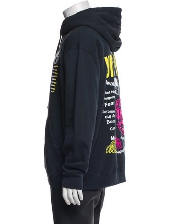 Union Los Angeles Graphic Print Crew Neck Hoodie