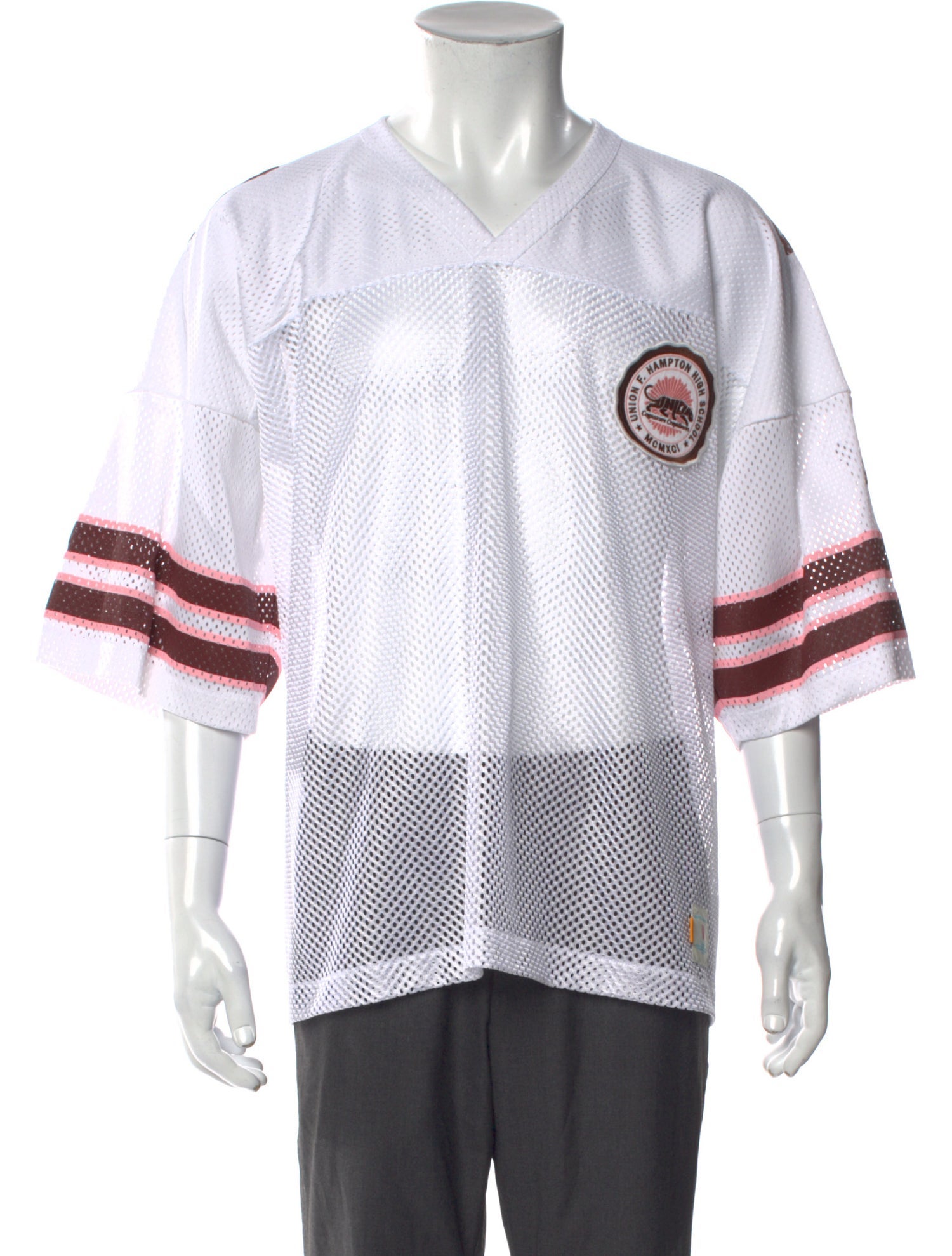 Union Los Angeles Striped V-Neck Jersey