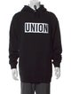Union Los Angeles Graphic Print Mock Neck Hoodie