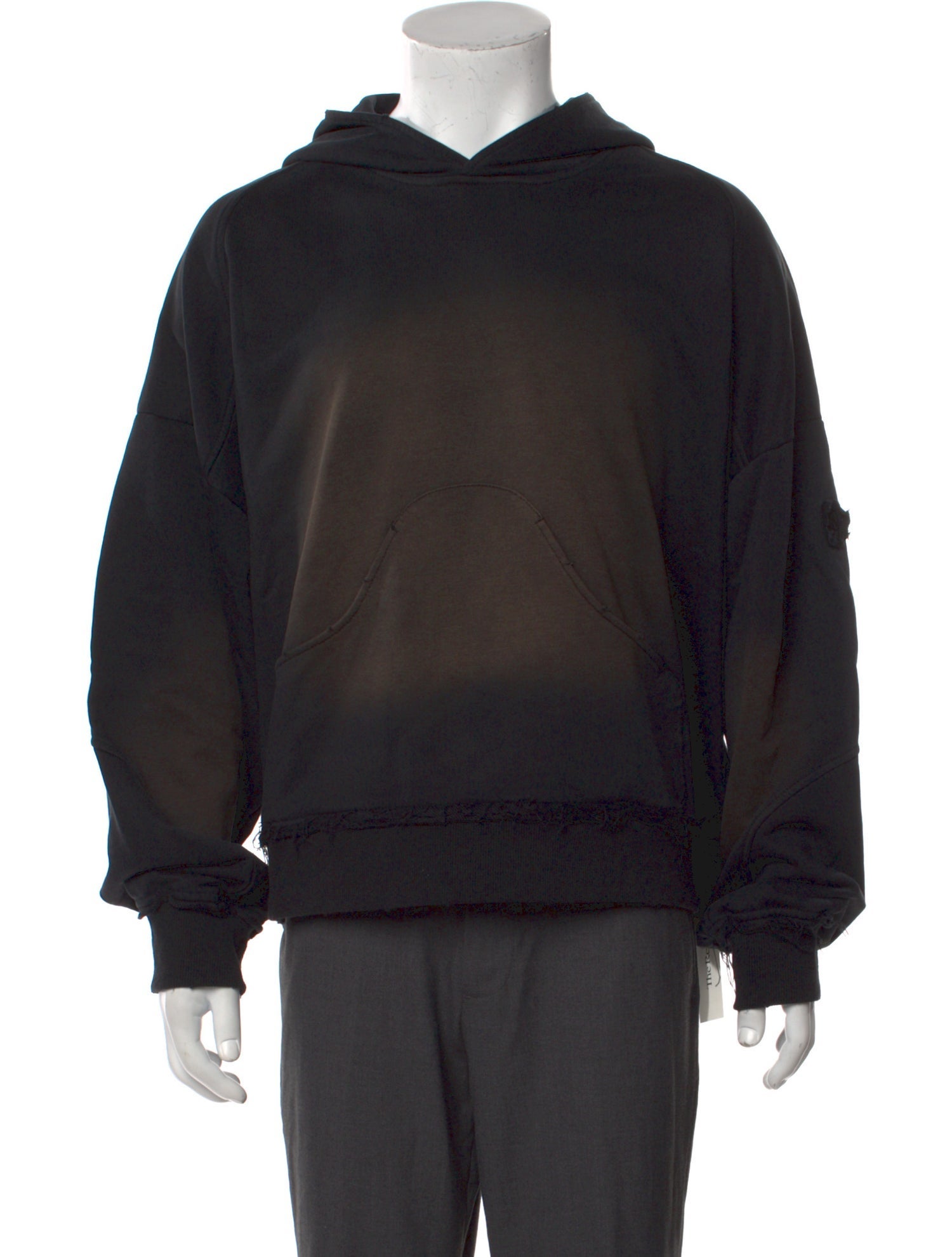 Untitled Tie-Dye Print V-Neck Hoodie w/ Tags