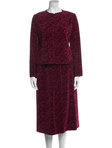 Ungaro Paris Suits and Sets Vintage 1970's Skirt Suit XL