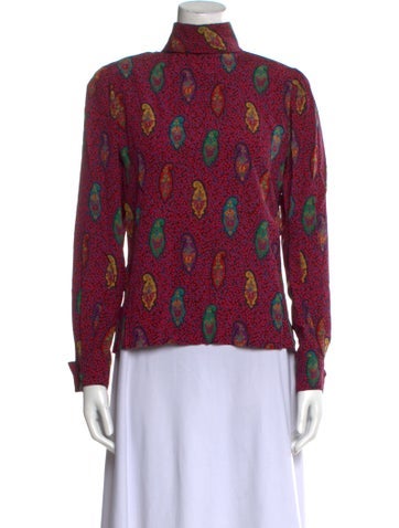 Ungaro Paris Tops Vintage 1990's Blouse M