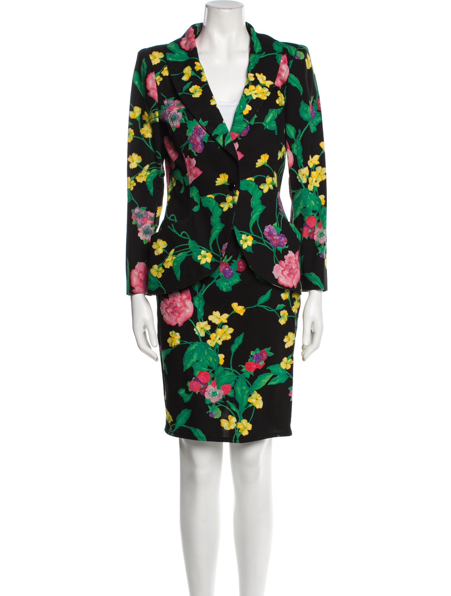 Ungaro Paris Vintage Late 1980's - Early 1990's Skirt Suit