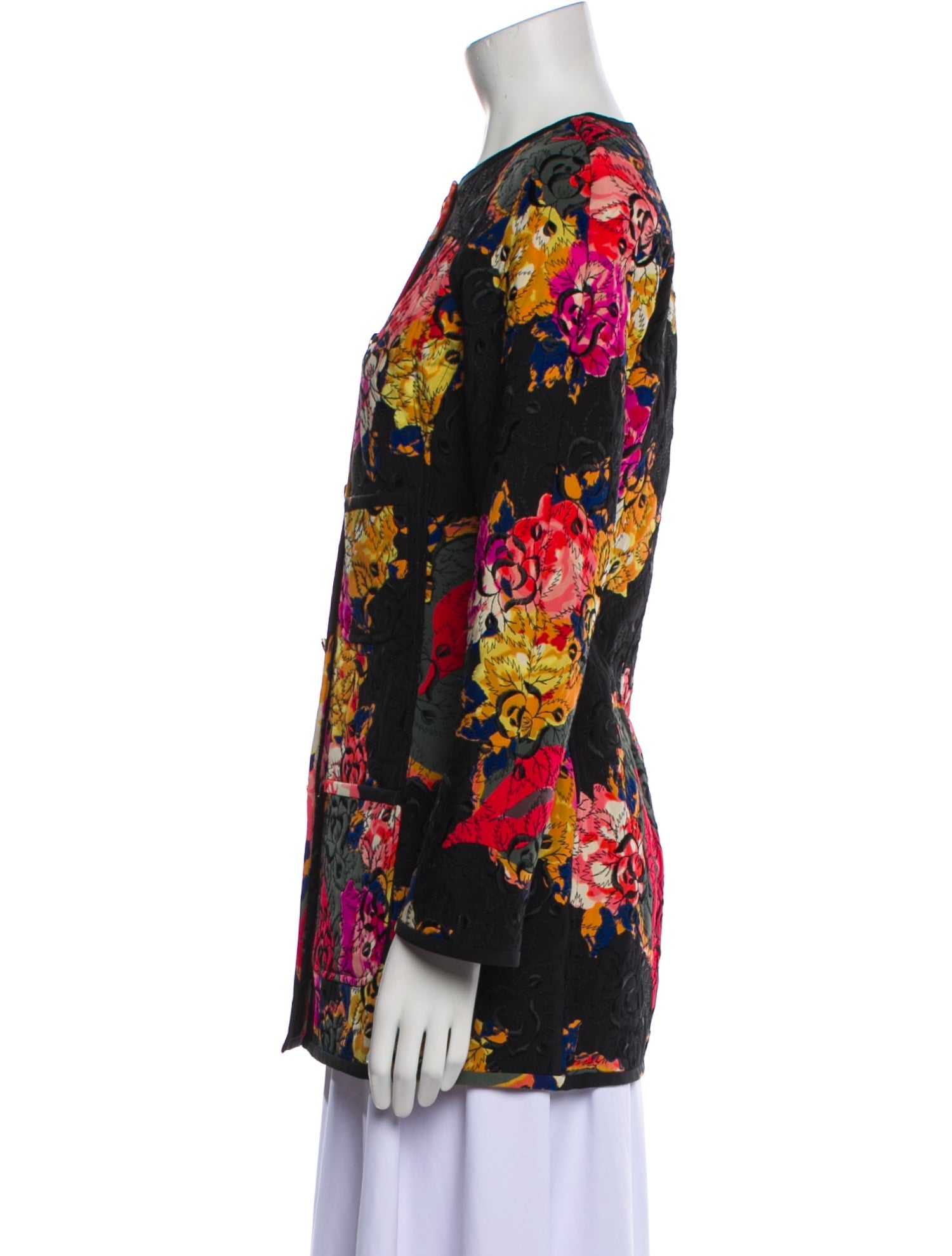 Ungaro Paris Vintage Floral Print Jacket