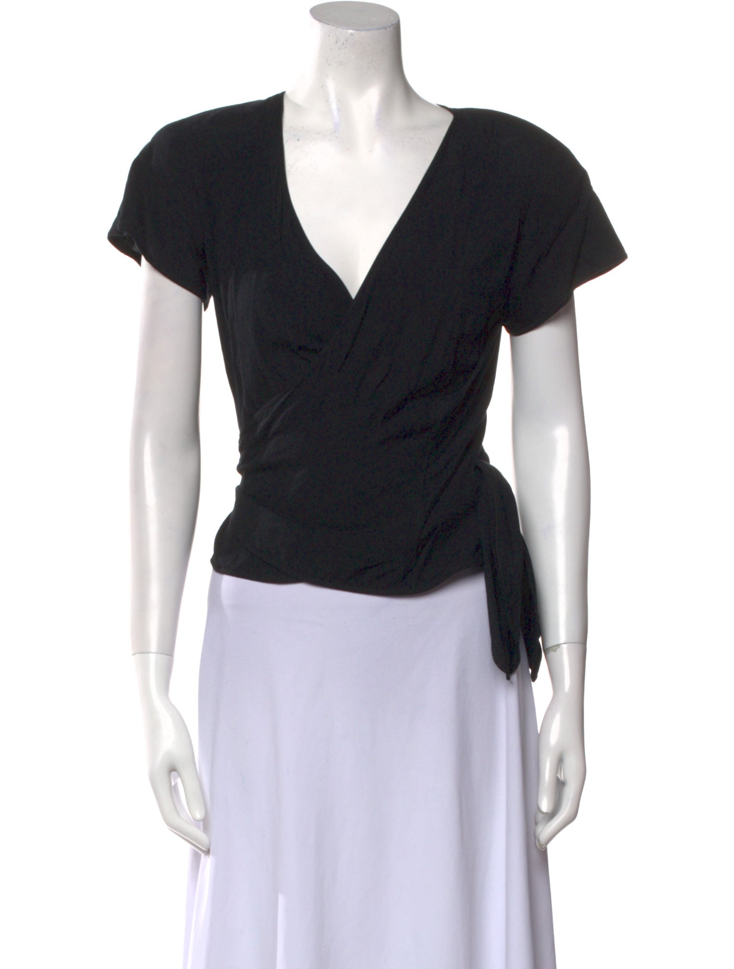 Ungaro Paris Vintage V-Neck Crop Top