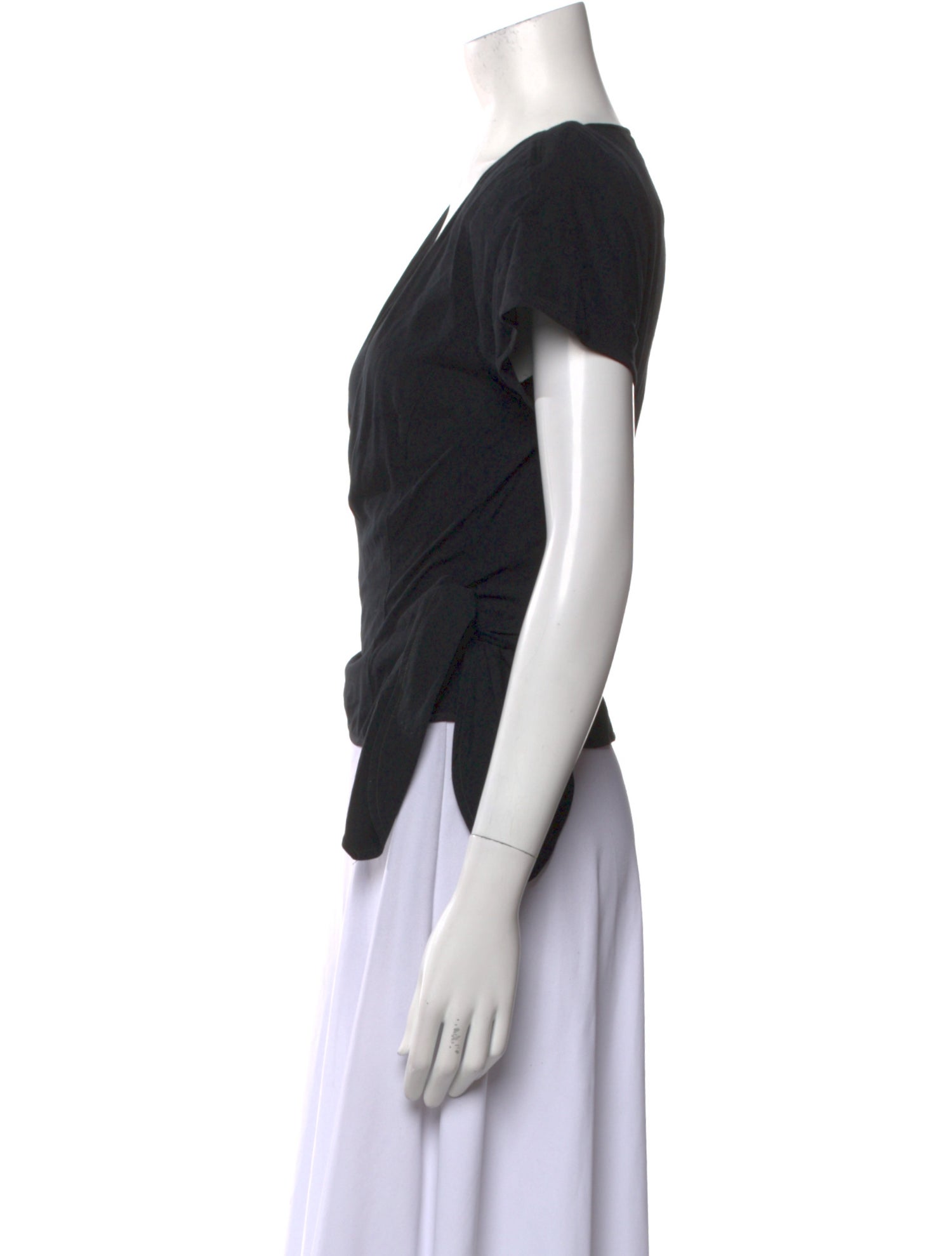 Ungaro Paris Vintage V-Neck Crop Top