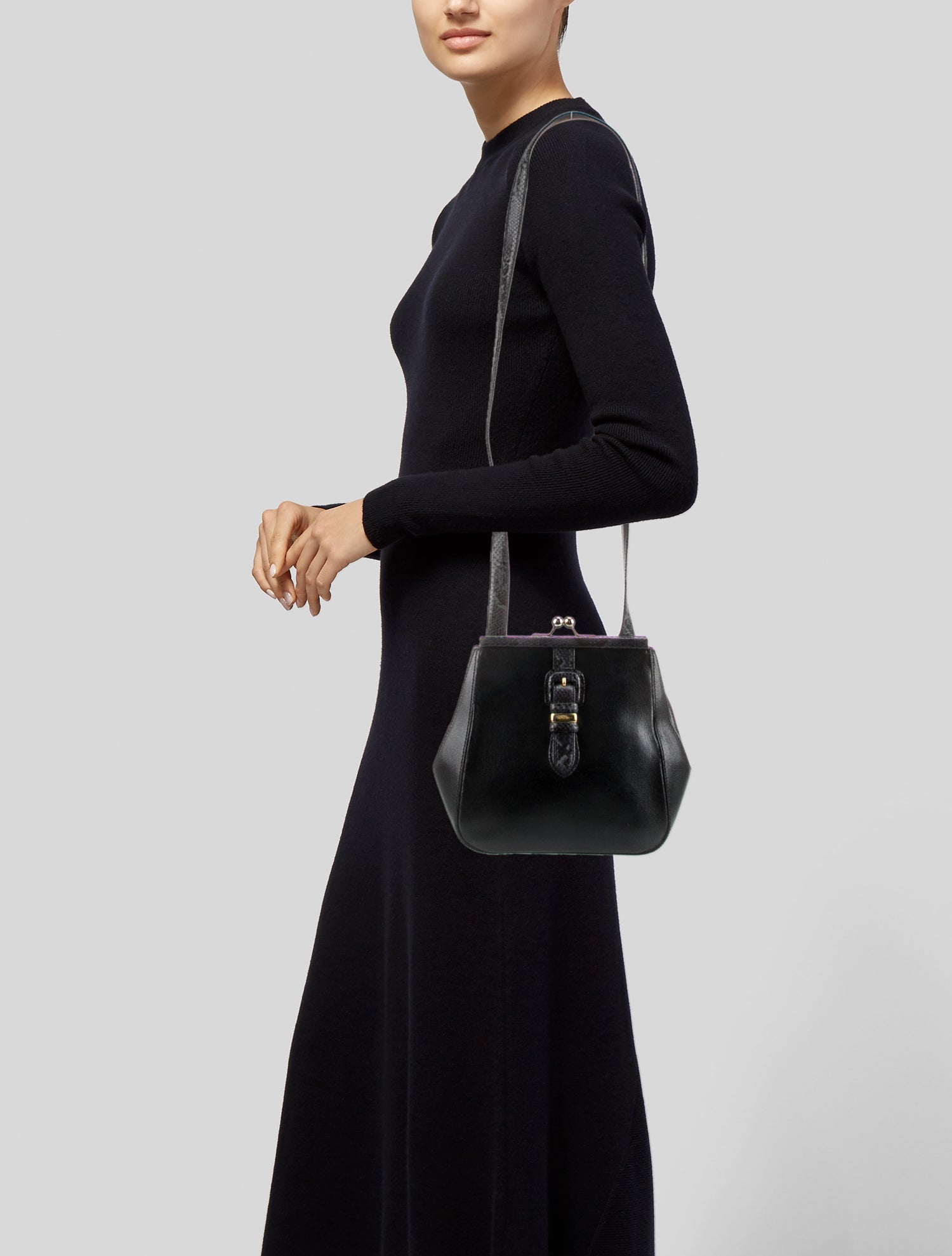 Ungaro Paris Leather Crossbody Bag